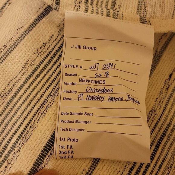 Pure Jill stripped blazer size s - Picture 8 of 9